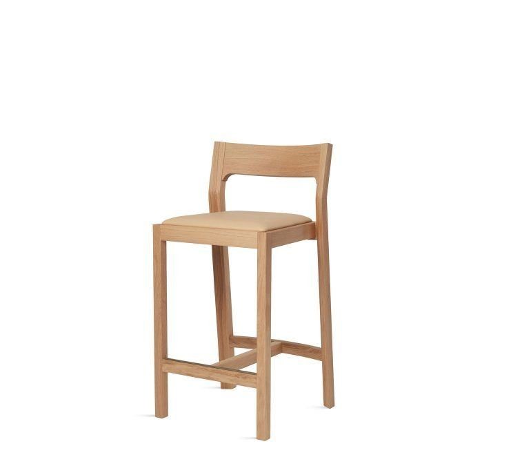 Case Profile Stool - Counter Stool - Oak / Brown--7