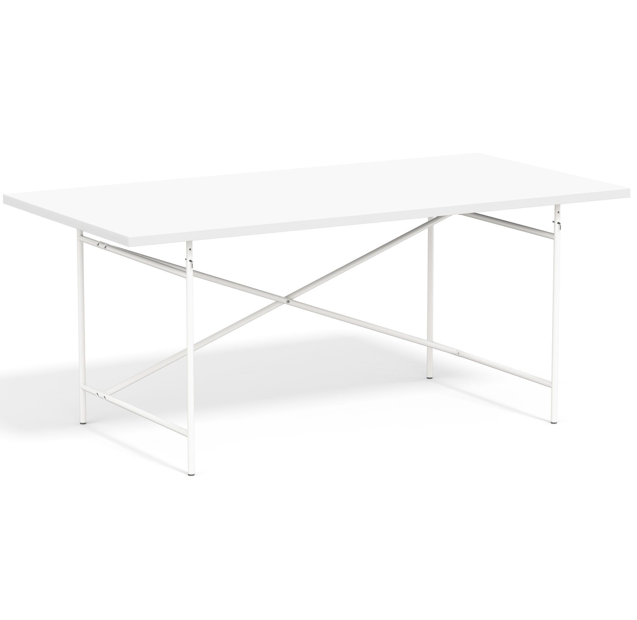 Lampert Eiermann Tischgestell 2 - 135 x 78 cm - Weiss - Melmain weiß full--59