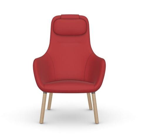 Vitra HAL Lounge Chair - Rot--21