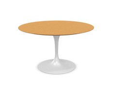Knoll International Saarinen Dining Table, Ø 120 cm - Eiche Natur--1