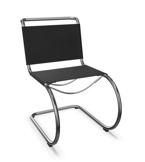 Thonet S 533 L | Freischwinger- Kunststoff schwarz mit Filz--11