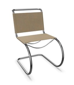 Thonet S 533 L | Freischwinger- Standard, Kernleder schlammgrau--2