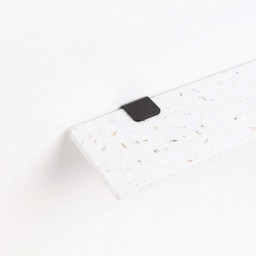 Tiptoe White Venezia shelf in recycled plastic – 60x20cm - Graphite Black--1