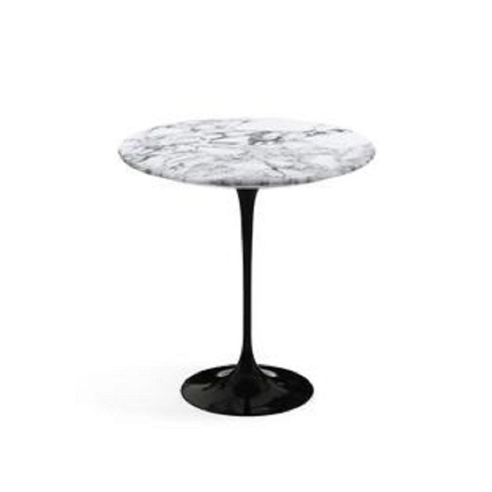 Knoll International Saarinen Side Table, Ø 51 cm - Marmor Sahara Noir - schwarz--27