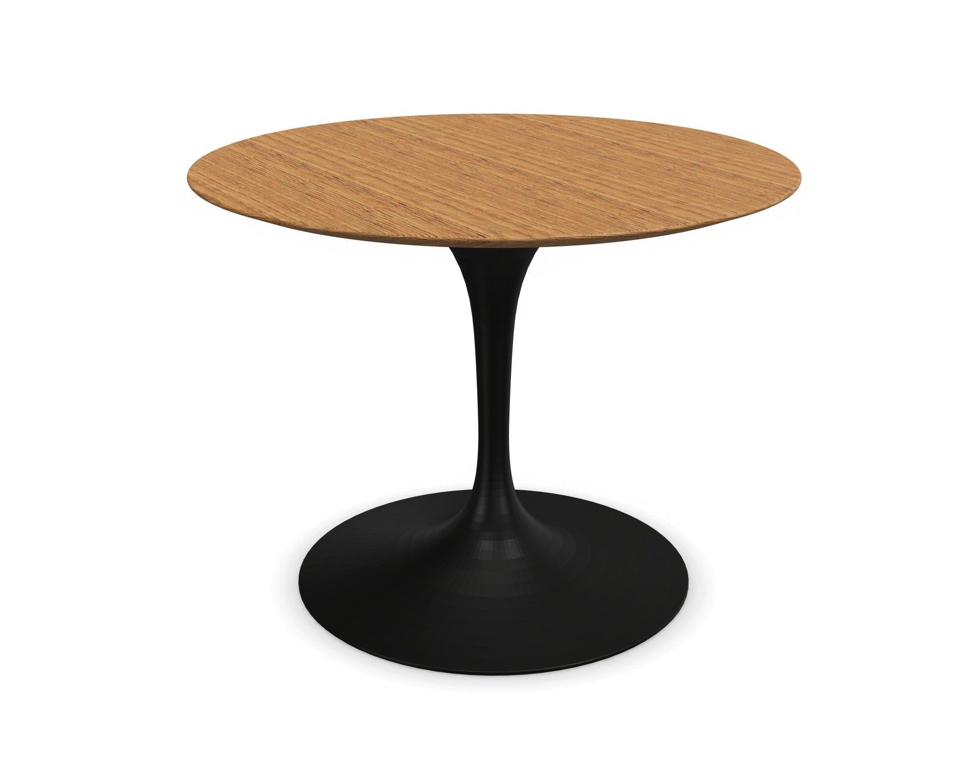 Knoll International Saarinen Dining Table, Ø 91 cm - Gestell schwarz, Teak--5