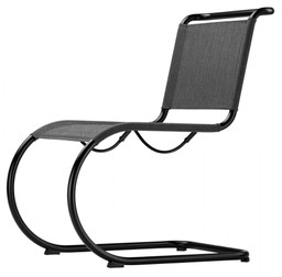 Thonet S 533 N All Seasons Outdoor Freischwinger - Schwarz--0