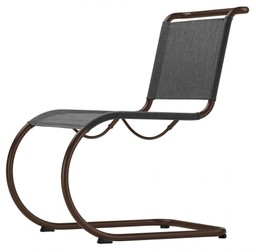 Thonet S 533 N All Seasons Outdoor Freischwinger - Schokobraun--5