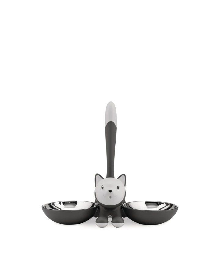 ALESSI TIGRITO KATZENNAPF - Grau--2