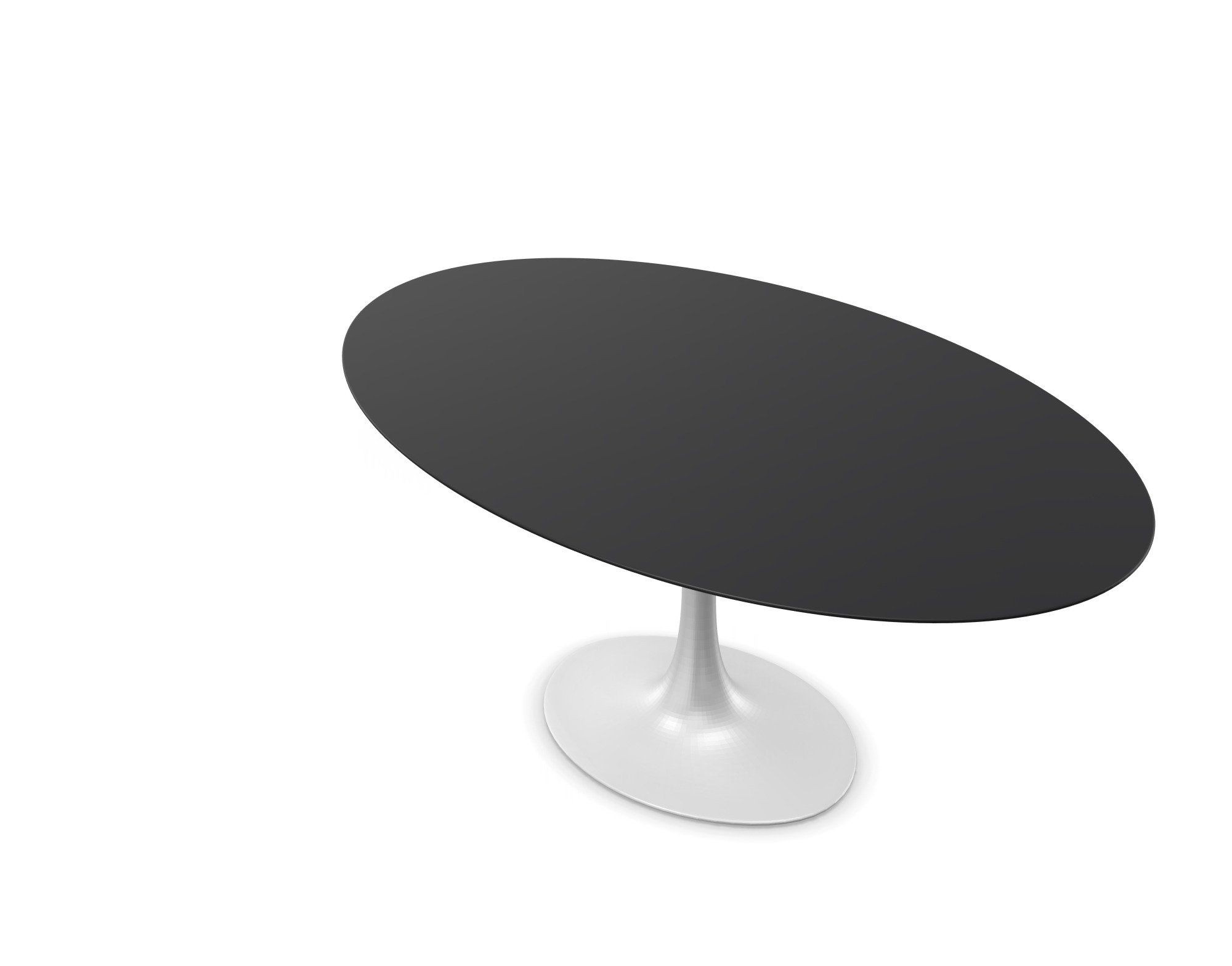 Knoll International Saarinen Tisch Oval - Fenix schwarz - weiss--23