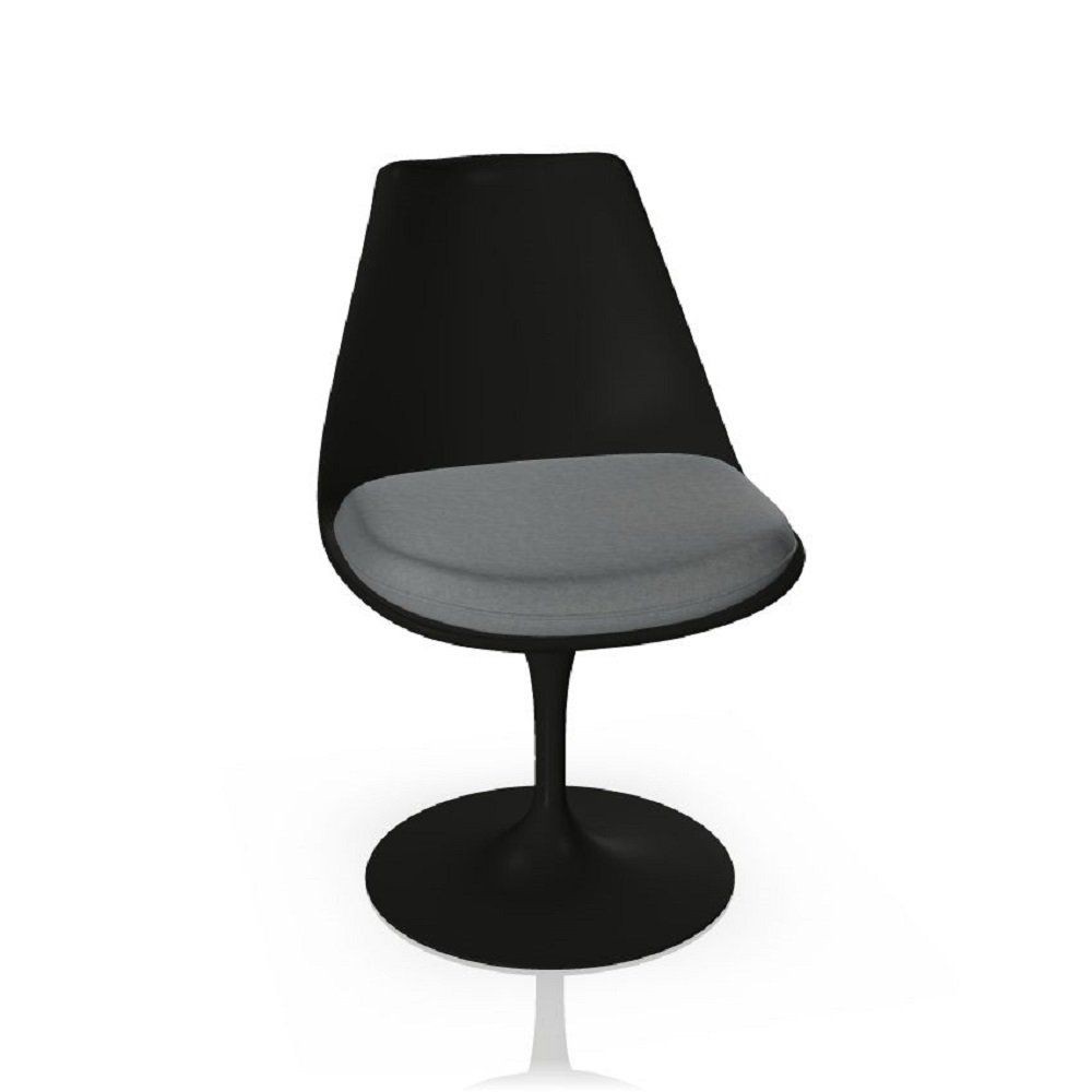 Knoll International Tulip Chair Stuhl - Schwarz - Tonus 216T Steel--19