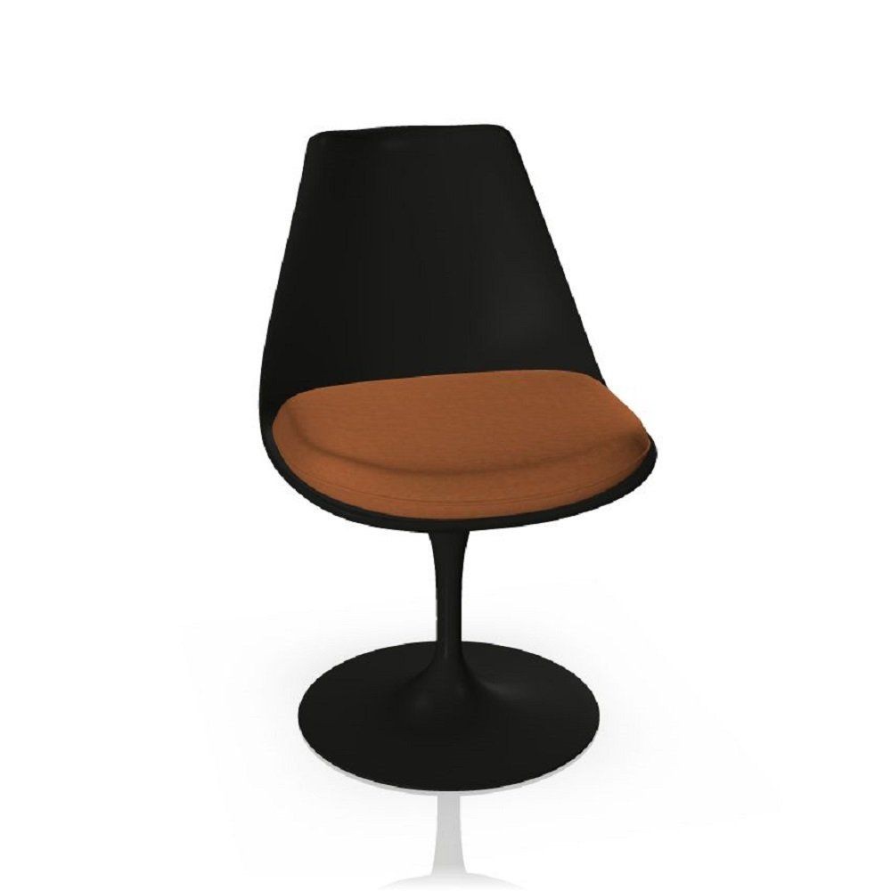 Knoll International Tulip Chair Stuhl - Schwarz - Tonus 464T Light Copper--21