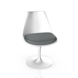 Knoll International Tulip Chair Stuhl - Weiß - Tonus 216T Steel--27