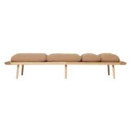 Umage Lounge Around - Day bed_Gestell: Oak_Bezug: Sugar brown--1