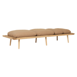 Umage Lounge Around - Day bed_Gestell: Oak_Bezug: Sugar brown--0