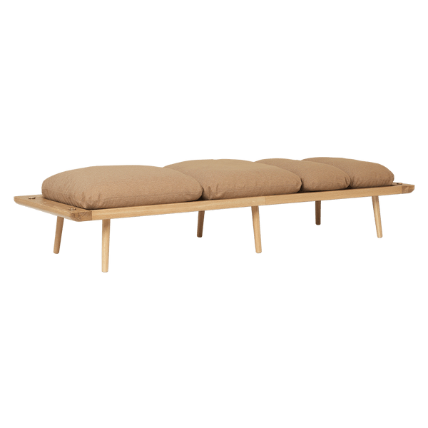 Umage Lounge Around - Day bed_Gestell: Oak_Bezug: Sugar brown--0