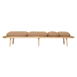 Umage Lounge Around - Day bed_Gestell: Oak_Bezug: Sugar brown--3