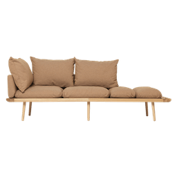 Umage Lounge Around - 3-sitzer Sofa_Gestell: Oak_Bezug: Sugar brown--1