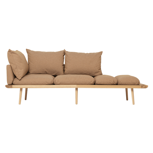 Umage Lounge Around - 3-sitzer Sofa_Gestell: Oak_Bezug: Sugar brown--1