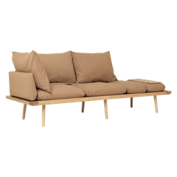 Umage Lounge Around - 3-sitzer Sofa_Gestell: Oak_Bezug: Sugar brown--2