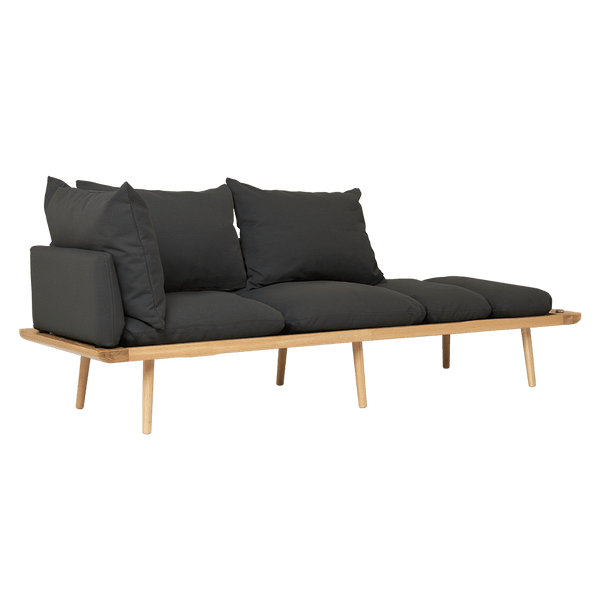 Umage Lounge Around - 3-sitzer Sofa_Gestell: Oak_Bezug: Shadow--8