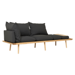 Umage Lounge Around - 3-sitzer Sofa_Gestell: Oak_Bezug: Shadow--10