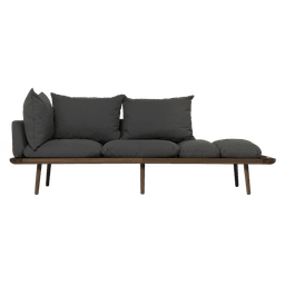 Umage Lounge Around - 3-sitzer Sofa_Gestell: Dark oak_Bezug: Shadow--22