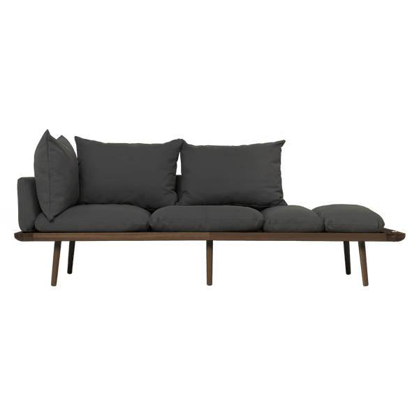 Umage Lounge Around - 3-sitzer Sofa_Gestell: Dark oak_Bezug: Shadow--22