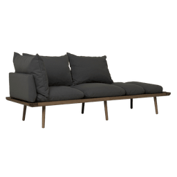 Umage Lounge Around - 3-sitzer Sofa_Gestell: Dark oak_Bezug: Shadow--21