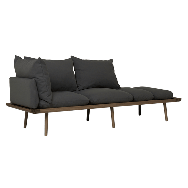 Umage Lounge Around - 3-sitzer Sofa_Gestell: Dark oak_Bezug: Shadow--21