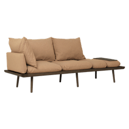 Umage Lounge Around - 3-sitzer Sofa_Gestell: Dark oak_Bezug: Sugar brown--18