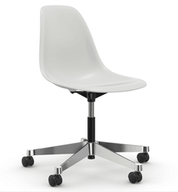 Vitra PSCC Eames Plastic Side Chair RE - 04 weiss - 03 Aluminium poliert--0