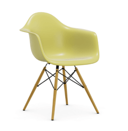 Vitra DAW Eames Plastic Armchair - 92 citron RE - Ahorn gelblich--20