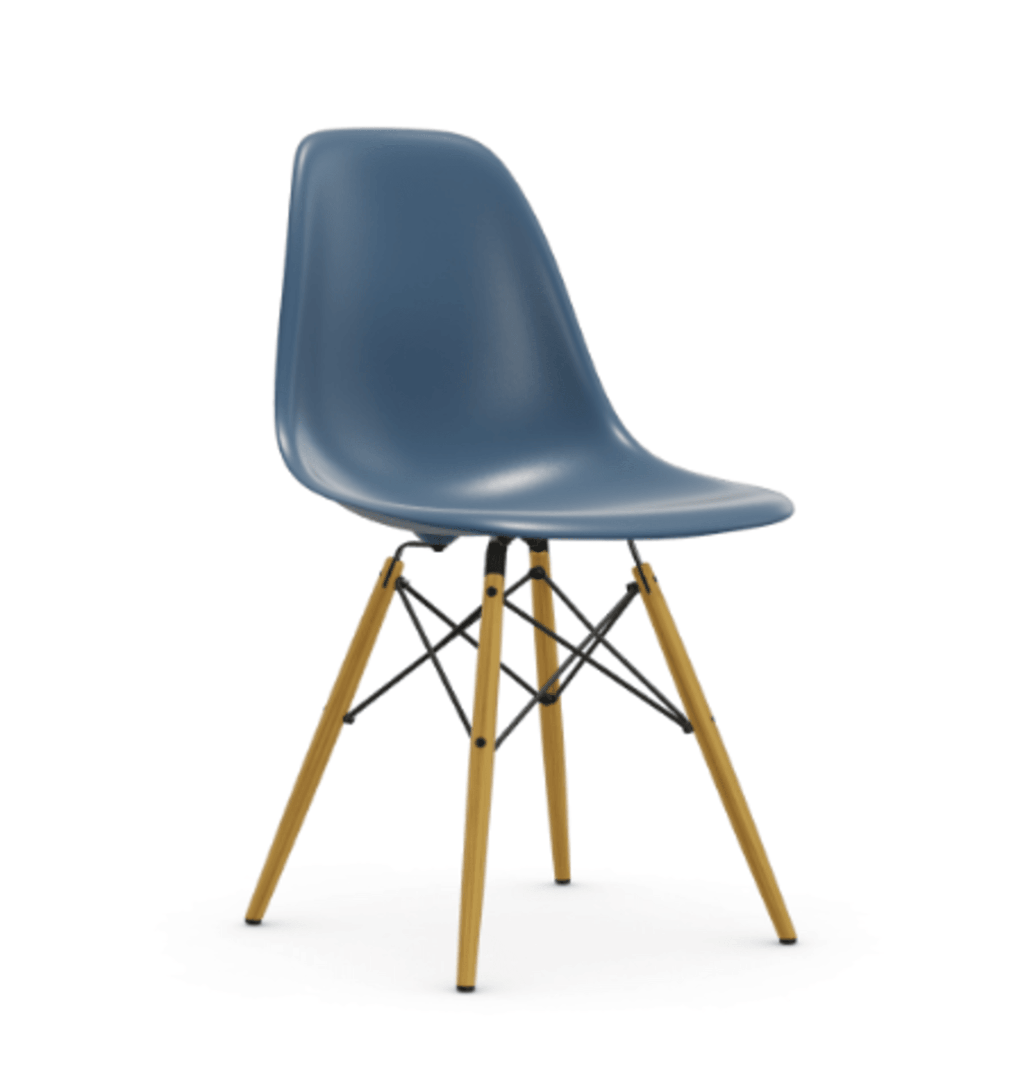 Vitra DSW Eames Plastic Side Chair RE - 83 meerblau RE--25