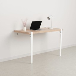 Tiptoe Wall desk – eco–certified wood - Cloudy White--1