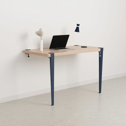 Tiptoe Wall desk – eco–certified wood - Mineral Blue--3