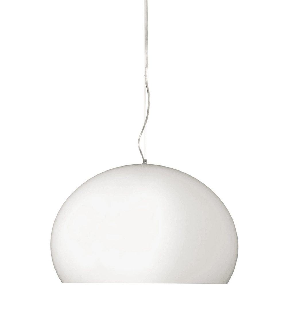 Kartell FL/Y Icon Pendelleuchte - Weiss-Undurchsichtig--24