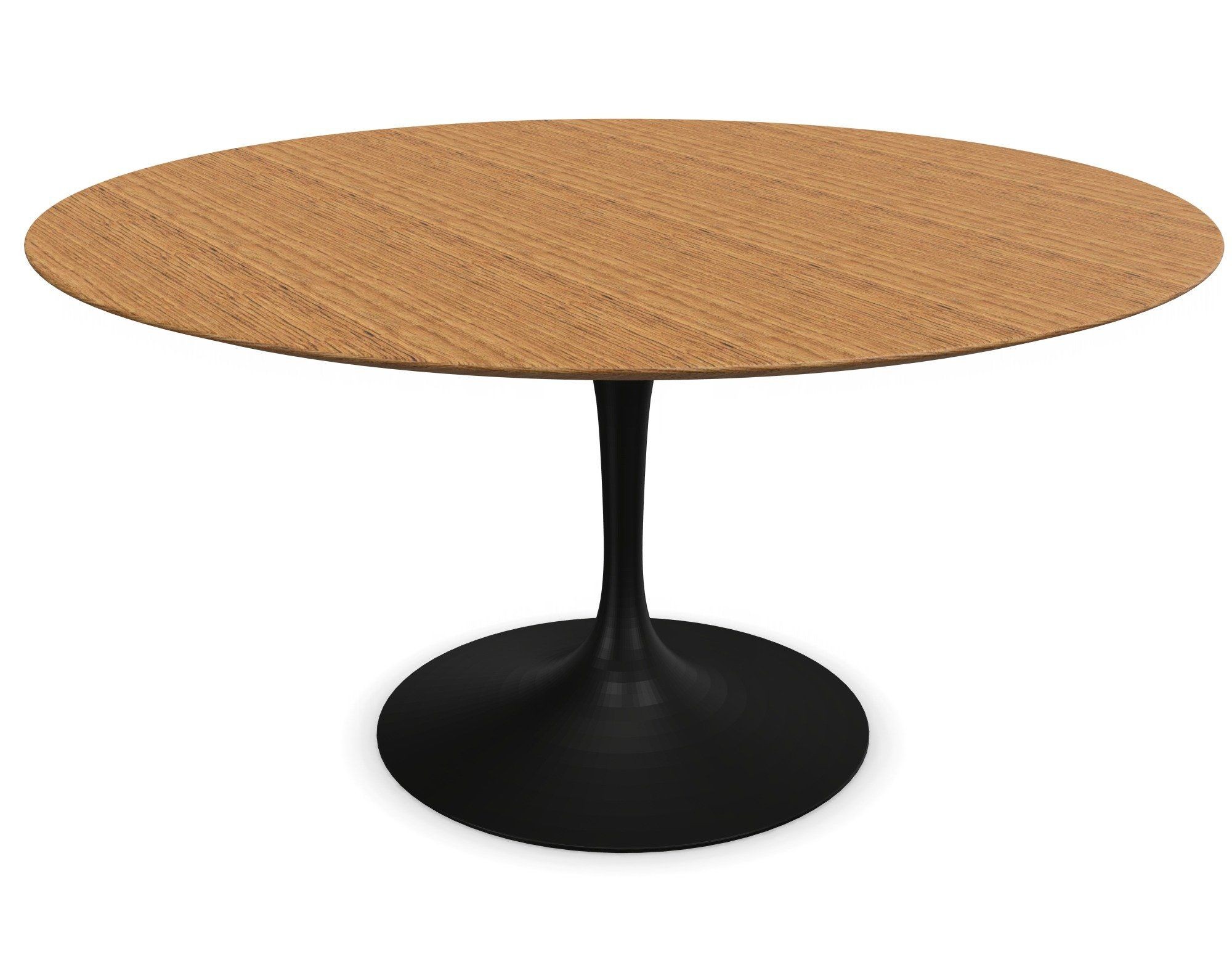 Knoll International Saarinen Dining Table, Ø 137 cm - Gestell schwarz, Teak--8