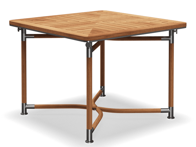 Gloster Navigator 100 cm SQUARE FOLDING DINING TABLE - Klapptisch