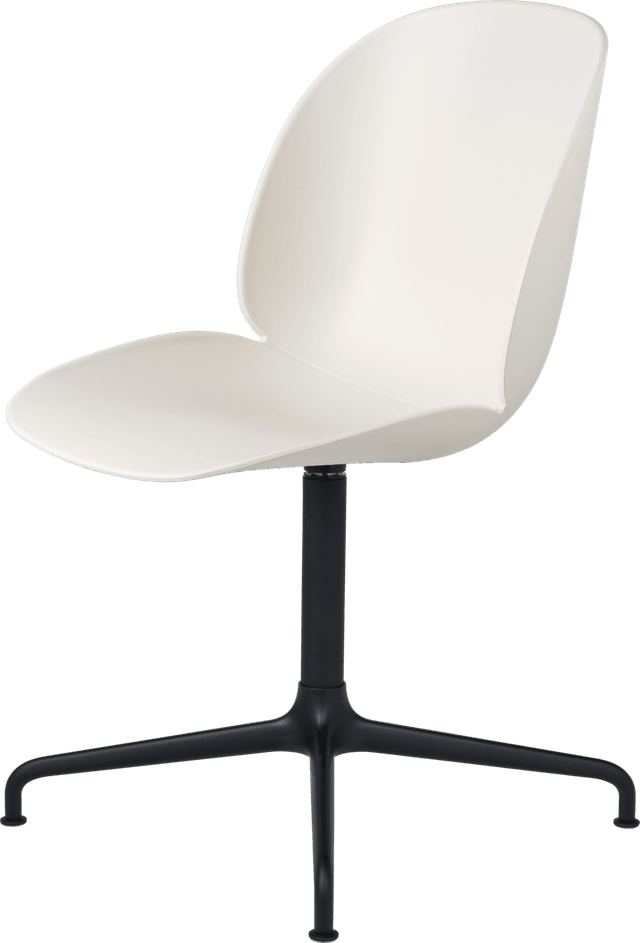 Gubi Beetle Meeting Chair Un-Upholstered Height adjustable 4-star base - Stuhl ohne Armlehne ungepolstert 