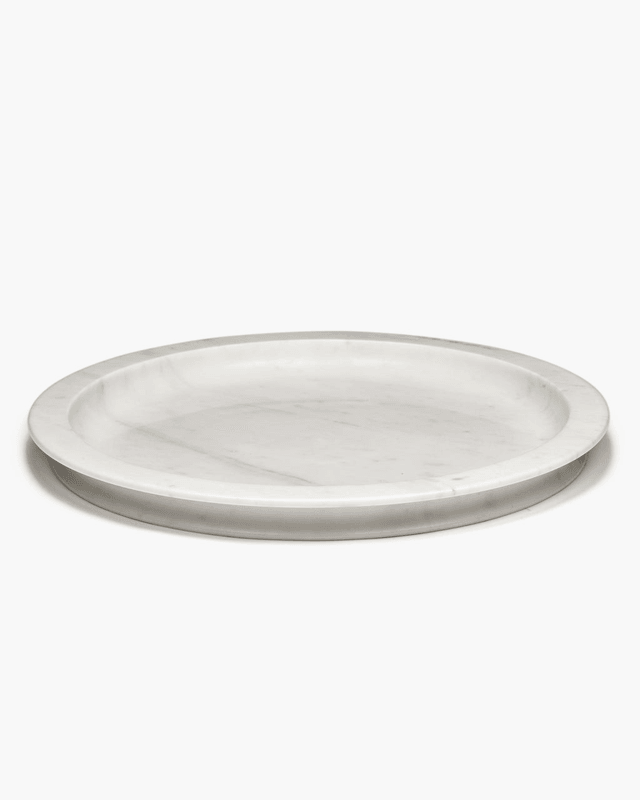 Serax Tray L White Dune - Marmorschale