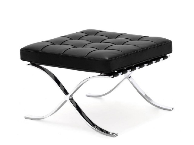 Knoll International Barcelona Hocker mit Sitzkissen Relax