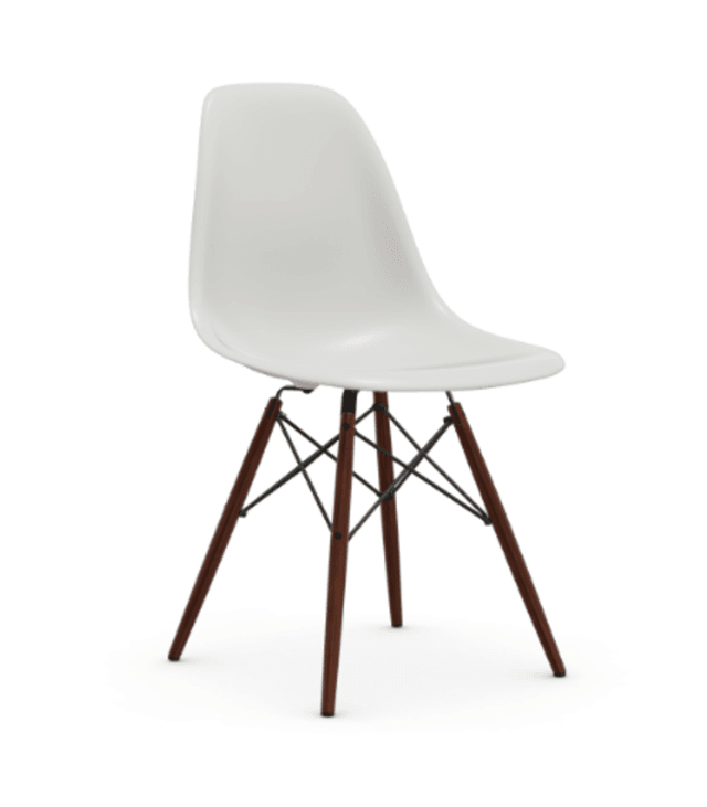 Vitra DSW Eames Plastic Side Chair RE - Holzbeine Ahorn dunkel